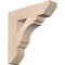 Ekena Millwork Olympic Slat Smooth Bracket, Douglas Fir, 3 1/2"W x 16"D x 16"H BKT04X16X16OLY06SDF - alternate 1